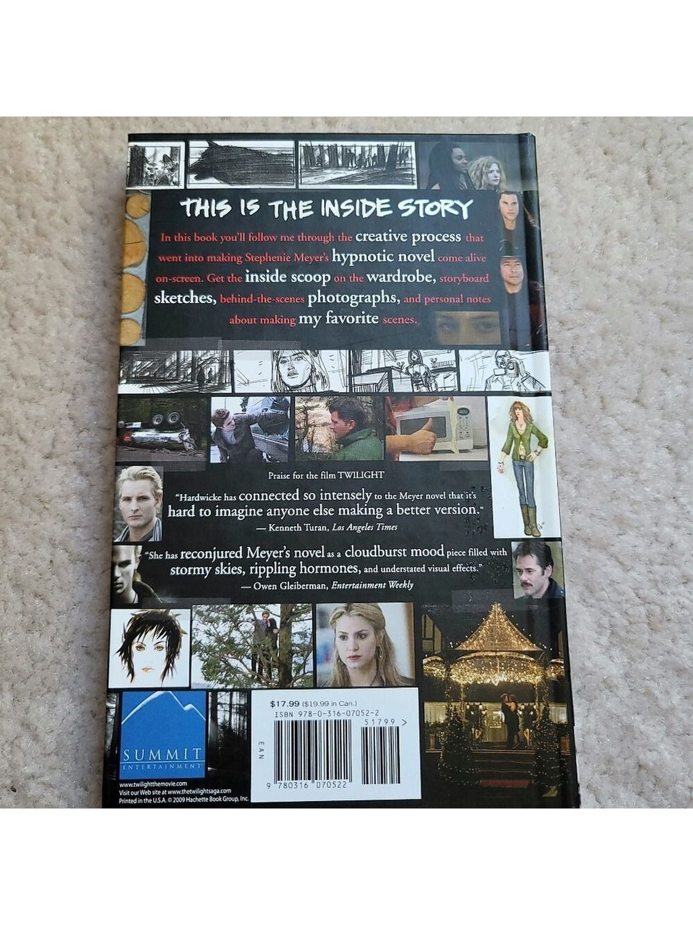 Book: Twilight: Director's Notebook The Story of How We Made The Movie 176 pages